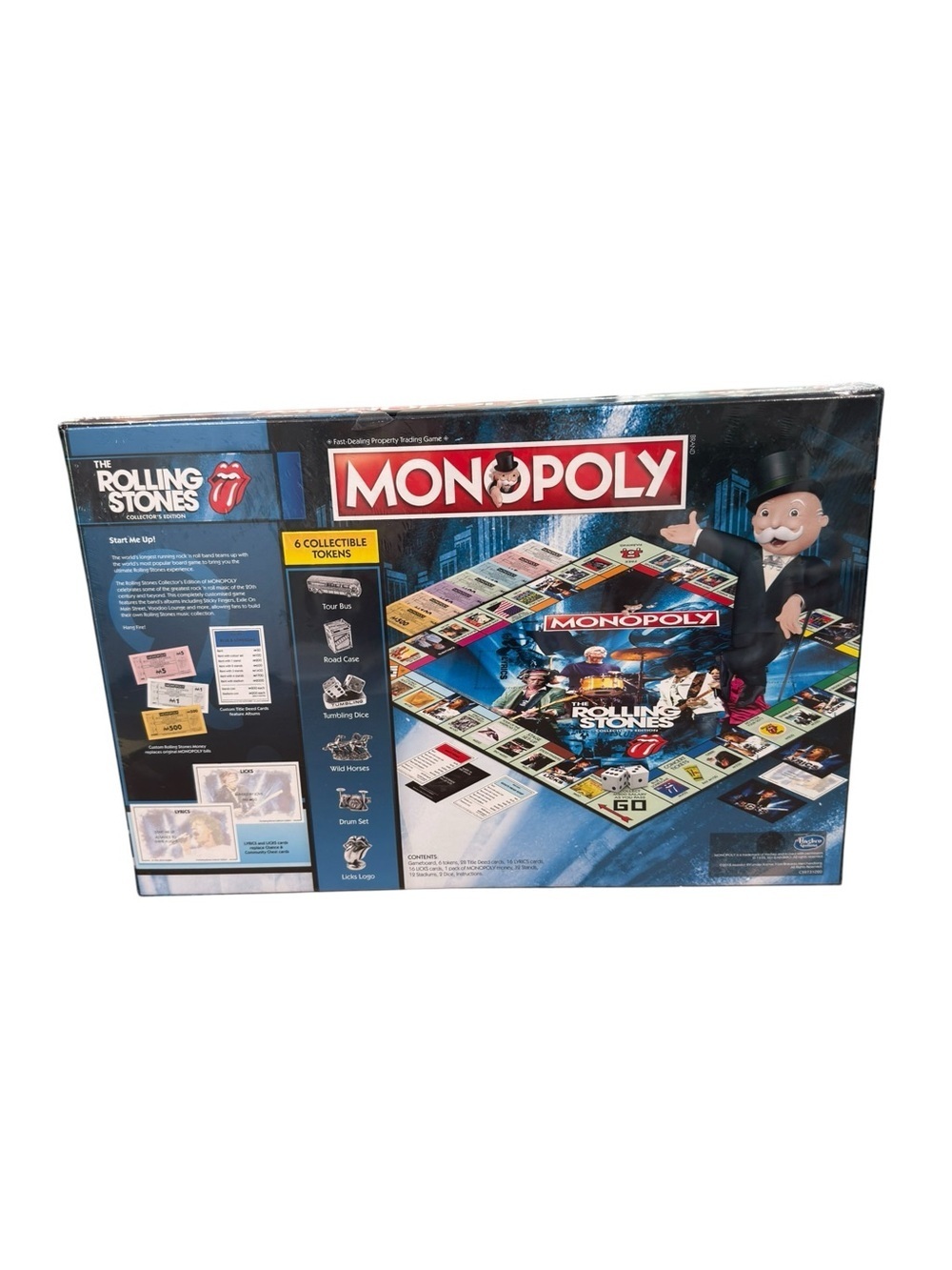Monopoly The Rolling Stones Collectors Game Collector Edition New In Wrap